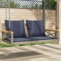 Banco columpio con cojines ratán sintético gris 109x62x40 cm von , Gartenbänke - Ref: Foro24-368159, Preis: 120,96 €, Rabatt: %