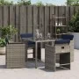 Sillones de jardín con cojines 4 uds ratán sintético gris von , Gartenstühle - Ref: Foro24-4007462, Preis: 235,95 €, Rabatt: %