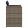 Sillones de jardín con cojines 4 uds ratán sintético gris by , Garden chairs - Ref: Foro24-4007462, Price: 171,06 €, Discount: %
