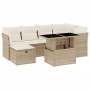 Set sofás de jardín 7 piezas y cojines ratán sintético beige von , Gartensets - Ref: Foro24-3274658, Preis: 506,93 €, Rabatt: %