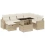 Set de sofás de jardín y cojines 8 piezas ratán sintético beige von , Gartensets - Ref: Foro24-3274838, Preis: 576,07 €, Raba...