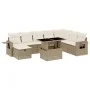 Set de sofás de jardín 9 pzas con cojines ratán sintético beige by , Garden sets - Ref: Foro24-3275028, Price: 662,72 €, Disc...
