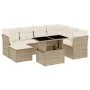 Set de sofás de jardín y cojines 8 piezas ratán sintético beige von , Gartensets - Ref: Foro24-3266758, Preis: 552,04 €, Raba...