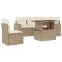 Juego de sofás jardín con cojines 6 pzas ratán sintético beige von , Gartensets - Ref: Foro24-3267278, Preis: 477,10 €, Rabat...