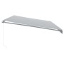 Toldo retráctil manual con luces LED antracita blanco 600x300cm by , Awnings - Ref: Foro24-3215790, Price: 523,87 €, Discount: %