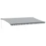 Toldo retráctil manual con luz LED antracita y blanco 600x300cm von , Markisen - Ref: Foro24-3310244, Preis: 542,43 €, Rabatt: %
