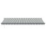 Toldo retráctil manual con luz LED antracita y blanco 600x300cm von , Markisen - Ref: Foro24-3310244, Preis: 472,78 €, Rabatt: %