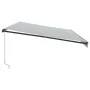Toldo retráctil manual con luz LED antracita y blanco 600x300cm von , Markisen - Ref: Foro24-3310244, Preis: 542,43 €, Rabatt: %