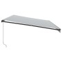 Toldo retráctil manual con luz LED antracita y blanco 600x300cm von , Markisen - Ref: Foro24-3310244, Preis: 472,78 €, Rabatt: %