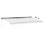 Toldo retráctil manual con luz LED antracita y blanco 600x300cm von , Markisen - Ref: Foro24-3310244, Preis: 542,43 €, Rabatt: %