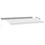 Toldo retráctil manual con luz LED antracita y blanco 600x300cm von , Markisen - Ref: Foro24-3310244, Preis: 472,78 €, Rabatt: %