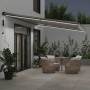 Toldo retráctil automático luces LED antracita blanco 600x300cm von , Markisen - Ref: Foro24-3310246, Preis: 689,26 €, Rabatt: %