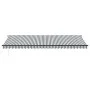 Toldo retráctil automático luces LED antracita blanco 600x300cm by , Awnings - Ref: Foro24-3310246, Price: 716,77 €, Discount: %
