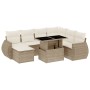 Set de sofás de jardín y cojines 8 piezas ratán sintético beige von , Gartensets - Ref: Foro24-3268698, Preis: 581,86 €, Raba...