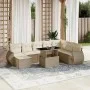 Set de sofás de jardín 9 pzas con cojines ratán sintético beige by , Garden sets - Ref: Foro24-3268728, Price: 689,75 €, Disc...