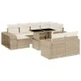 Set de sofás de jardín 11pzas con cojines ratán sintético beige von , Gartensets - Ref: Foro24-3274581, Preis: 712,15 €, Raba...