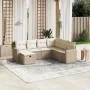 Set sofás de jardín 7 piezas y cojines ratán sintético beige von , Gartensets - Ref: Foro24-3263524, Preis: 483,09 €, Rabatt: %