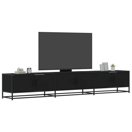 Mueble para TV madera de ingeniería negro 240x35x41 cm von , TV-Möbel - Ref: Foro24-3300795, Preis: 168,58 €, Rabatt: %