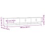 Mueble para TV madera de ingeniería roble ahumado 240x35x41 cm von , TV-Möbel - Ref: Foro24-3300797, Preis: 131,07 €, Rabatt: %