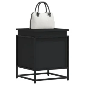Caja almacenaje con tapa madera ingeniería negro 40x40x51,5 cm by , Storage baskets - Ref: Foro24-848789, Price: 51,70 €, Dis...