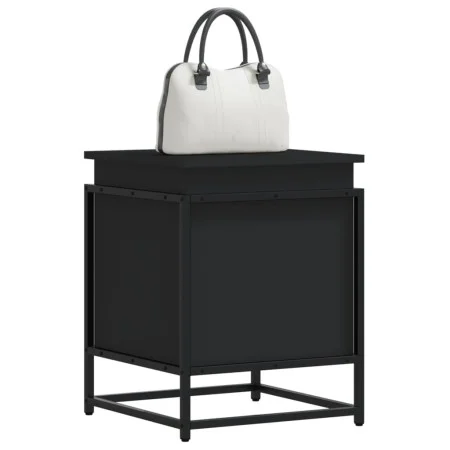 Caja almacenaje con tapa madera ingeniería negro 40x40x51,5 cm de , Cestas para almacenaje - Ref: Foro24-848789, Precio: 51,6...