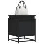 Caja almacenaje con tapa madera ingeniería negro 40x40x51,5 cm de , Cestas para almacenaje - Ref: Foro24-848789, Precio: 51,6...