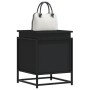 Caja almacenaje con tapa madera ingeniería negro 40x40x51,5 cm by , Storage baskets - Ref: Foro24-848789, Price: 52,47 €, Dis...
