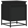 Caja almacenaje con tapa madera ingeniería negro 40x40x51,5 cm by , Storage baskets - Ref: Foro24-848789, Price: 52,47 €, Dis...