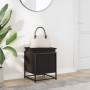Caja almacenaje con tapa madera ingeniería negro 40x40x51,5 cm by , Storage baskets - Ref: Foro24-848789, Price: 52,47 €, Dis...