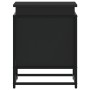 Caja almacenaje con tapa madera ingeniería negro 40x40x51,5 cm by , Storage baskets - Ref: Foro24-848789, Price: 52,47 €, Dis...
