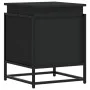 Caja almacenaje con tapa madera ingeniería negro 40x40x51,5 cm de , Cestas para almacenaje - Ref: Foro24-848789, Precio: 51,6...