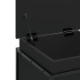 Caja almacenaje con tapa madera ingeniería negro 40x40x51,5 cm by , Storage baskets - Ref: Foro24-848789, Price: 52,47 €, Dis...