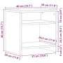 Mesitas noche 2 uds madera ingeniería marrón roble 40x30x40 cm von , Nachttische - Ref: Foro24-855765, Preis: 48,52 €, Rabatt: %