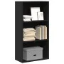 Estantería de madera de ingeniería negra 60x30x114 cm by , Bookcases and shelves - Ref: Foro24-857900, Price: 48,28 €, Discou...