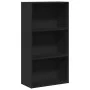 Estantería de madera de ingeniería negra 60x30x114 cm by , Bookcases and shelves - Ref: Foro24-857900, Price: 48,28 €, Discou...