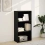 Estantería de madera de ingeniería negra 60x30x114 cm by , Bookcases and shelves - Ref: Foro24-857900, Price: 48,28 €, Discou...