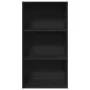 Estantería de madera de ingeniería negra 60x30x114 cm by , Bookcases and shelves - Ref: Foro24-857900, Price: 48,28 €, Discou...