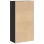 Estantería de madera de ingeniería negra 60x30x114 cm by , Bookcases and shelves - Ref: Foro24-857900, Price: 48,28 €, Discou...