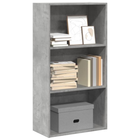 Estantería de madera de ingeniería gris hormigón 60x30x114 cm von , Bücherregale und Regale - Ref: Foro24-857902, Preis: 49,2...