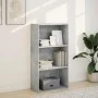 Estantería de madera de ingeniería gris hormigón 60x30x114 cm de , Librerías y estanterías - Ref: Foro24-857902, Precio: 48,7...