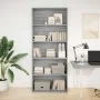 Estantería madera ingeniería gris Sonoma 80x30x189cm de , Librerías y estanterías - Ref: Foro24-3314674, Precio: 84,14 €, Des...