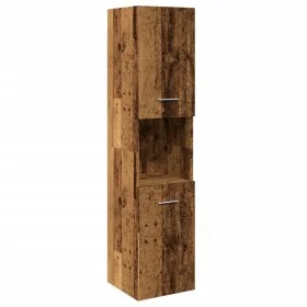 Armario pared baño madera ingeniería envejecida 30x30x130 cm by , bathroom vanities - Ref: Foro24-856221, Price: 71,14 €, Dis...