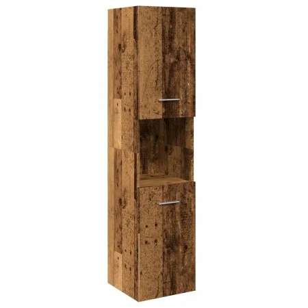 Armario pared baño madera ingeniería envejecida 30x30x130 cm von , Badezimmerwaschtische - Ref: Foro24-856221, Preis: 72,43 €...