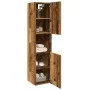 Armario pared baño madera ingeniería envejecida 30x30x130 cm von , Badezimmerwaschtische - Ref: Foro24-856221, Preis: 72,43 €...