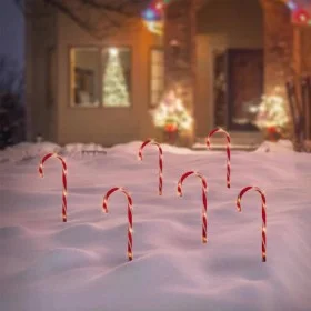 Ambiance Set de bastones de caramelo de Navidad con luces 6 pzas by , Christmas lights - Ref: Foro24-447608, Price: 12,45 €, ...
