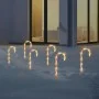 Ambiance Set de bastones de caramelo de Navidad con luces 6 pzas by , Christmas lights - Ref: Foro24-447608, Price: 12,45 €, ...