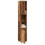 Armario de baño madera de ingeniería envejecida 30x30x190 cm by , Bathroom furniture - Ref: Foro24-857196, Price: 85,51 €, Di...