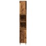 Armario de baño madera de ingeniería envejecida 30x30x190 cm by , Bathroom furniture - Ref: Foro24-857196, Price: 85,51 €, Di...
