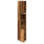 Armario de baño madera de ingeniería envejecida 30x30x190 cm by , Bathroom furniture - Ref: Foro24-857196, Price: 85,51 €, Di...