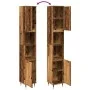 Armario de baño madera de ingeniería envejecida 30x30x190 cm von , Badezimmermöbel - Ref: Foro24-857196, Preis: 84,02 €, Raba...
